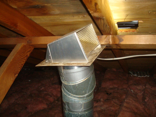 venting range hood into attic